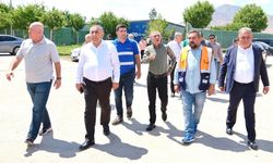 Güngör Geçer ve Tufanbeyli Belediye Başkanı Ahmet Aktürk'ten santral ziyareti