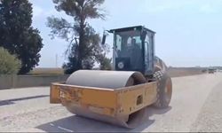 İmamoğlu’nda mezarlık yolu asfaltlanıyor
