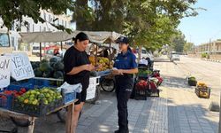 Karataş'ta KADES ve trafik bilinci için bilgilendirme seferberliği