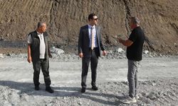 Kaymakam Yamakoğlu’ndan helikopter pisti ve okul incelemesi