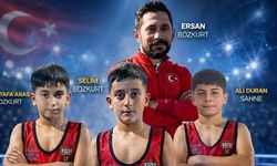 Kozan’ın gururu oldular: 3 genç güreşçiye Milli Takım davet edildi
