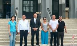 Müdür Murat Çelik, Akkapı Şehit Kemal Yüzgeç Ortaokulu’ndaki çalışmaları denetledi