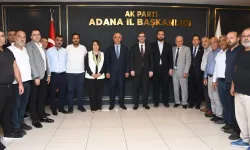 Niyazi Göger ve heyetinden AK Parti İl Başkanı Mustafa Özkan’a "Hayırlı Olsun" ziyareti
