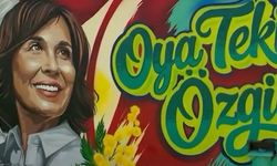 Seyhan Belediyesi'nden Oya Tekin'e özgürlük grafitisi