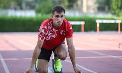 Türkiye Şampiyonu Milli Atlet Emre Ergün, olimpiyat hedefi için koşuyor