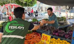 Yeşilay Sarıçam’dan pazarda bağımlılıkla mücadele seferberliği