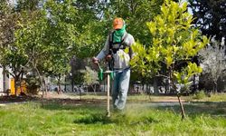 Yüreğir Belediyesi parklarda bakım çalışmalarını sürdürüyor
