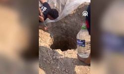 Adana’da kuyuya düşen köpek itfaiye ekiplerince kurtarıldı