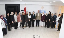 AK Parti İl Kadın Kolları'ndan Adana ESOB'a Ahilik Haftası ziyareti