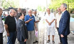 Başkan Uludağ ve Kaymakam Dayanç İncirlik esnafıyla buluştu