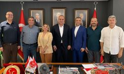 Bozdoğanlar Derneği'nden MHP Adana İl Başkanı Hakan Yıldırım'a ziyaret