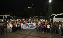 CHP Adana’dan 103. yıl çıkarması: Binlerce partili Ata’sına koştu