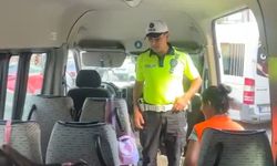 Çocukların güvenliği için trafikte denetim ve bilgilendirme faaliyeti