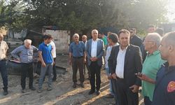 Karalar ve Karaköse’den yangın bölgesine ziyaret