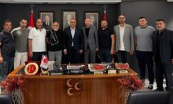 MHP Adana İl Başkanı Hakan Yıldırım’a iş dünyasından ziyaret