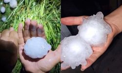 Yüreğir’de yumruk büyüklüğünde dolu tarım arazilerini vurdu