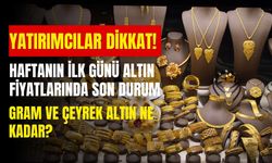 Yatırımcılar dikkat! Gram ve çeyrek altında güncel fiyatlar ne kadar?