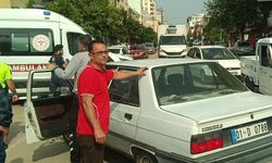 Adana’da motosikletli çiftin savrulduğu kaza güvenlik kamerasında