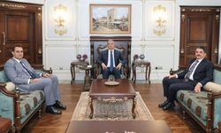 Adana'nın yargı temsilcilerinden Vali Mustafa Yavuz'a ziyaret