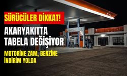 Akaryakıtta tabela değişiyor: Motorine zam, benzine indirim yolda