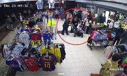 Bebek arabasıyla eşofman çalan turistler kol bandından yakalandı