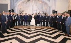 Birlik Başkanı Niyazi Göger'in mutlu günü: Dr. Muhammet Enes ile Elif Simge dünyaevine girdi