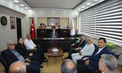 Feke Belediye Başkanı Cömert Özen’den Kaymakam Yamakoğlu’na ziyaret