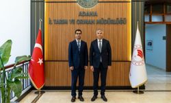 Karataş Kaymakam Vekili Ozan Onu'dan İl Müdürü Bayazıt'a ziyaret