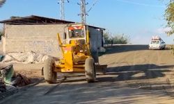 Karataş'ta Damlapınar–Tuzla Grup Yolu'nda çalışmalar başladı