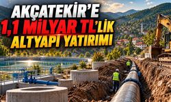Pozantı Akçatekir’de 1,1 milyar TL’lik altyapı yatırımı başladı