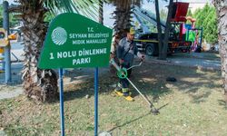 Seyhan Belediyesi'nden Mıdık Mahallesi'ne yeni dinlenme parkı