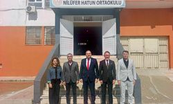 Seyhan İlçe Millî Eğitim Müdürü Çelik'ten Nilüfer Hatun Ortaokulu'na ziyaret
