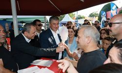 Yüreğir Belediye Başkan Vekili Tarık Özünal festivalde Vali Yavuz'u ağırladı