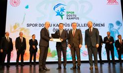 Çukurova Üniversitesi “Spor Dostu Kampüs” ödülüne yayık görüldü