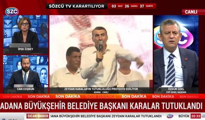 Özgür Özel, Zeydan Karalar’ın tutuklandığını canlı yayında öğrendi