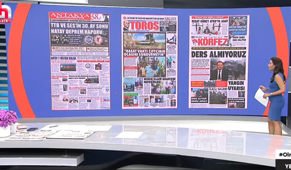 Adana’nın Sesi Türkiye’ye Ulaştı: Toros Gazetesi'nin Manşeti Halk TV’de