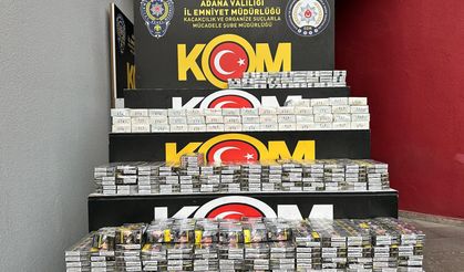 Adana’da kaçak sigara operasyonunda 3 zanlı tutuklandı