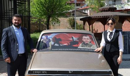 Feke’de yürek ısıtan olay: Gaziye otomobil hediye edildi