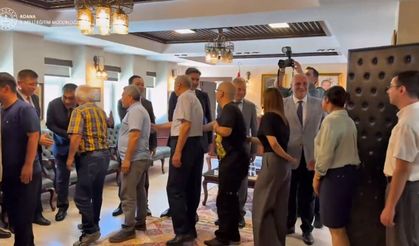İl Milli Eğitim Müdürü Aras personelle bayramlaştı