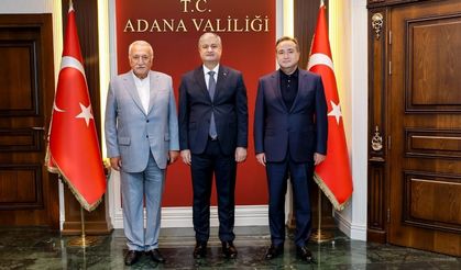 Vali Mustafa Yavuz, Mehmet Ağar ve Zülfü Tolga Ağar'ı ağırladı