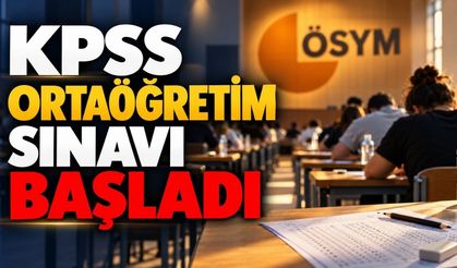 2026 KPSS Ortaöğretim sınavı başladı: 3 milyon aday ter döküyor