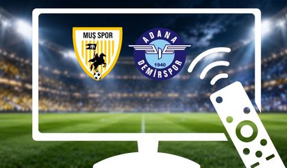Muşspor-Adana Demirspor maçı Tivibu Spor 1’den canlı yayınlanacak