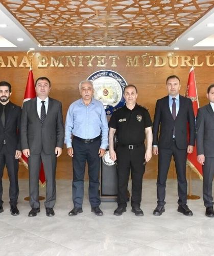 İZDES heyetinden Adana il emniyet müdürlüğü'ne ziyaret