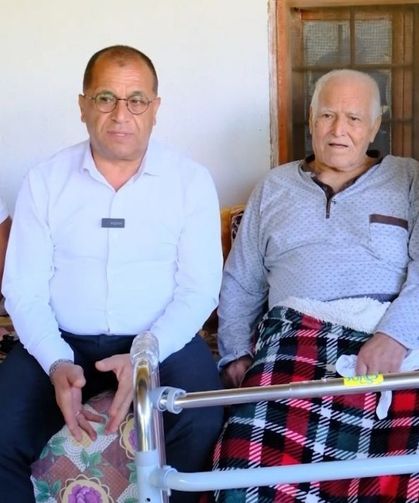 Saimbeyli'de engelli baba ve kızının yol çilesi sona erdi