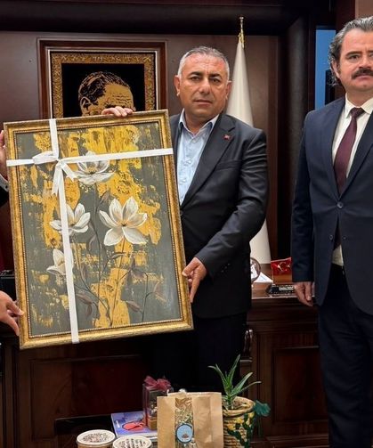 Güngör Geçer, infaz kurumu müdürlerini belediyede ağırladı