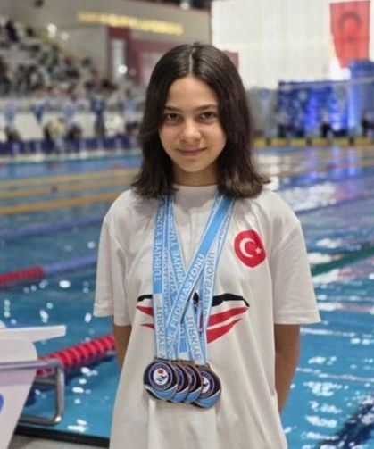 Kumsal İkra Yaşar'dan Türkiye finallerinde üç madalya