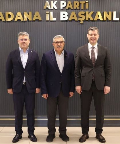 AK Parti Adana Milletvekili Faruk Aytek'ten İl Başkanlığına ziyaret