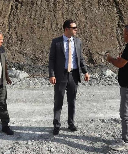 Kaymakam Yamakoğlu’ndan helikopter pisti ve okul incelemesi