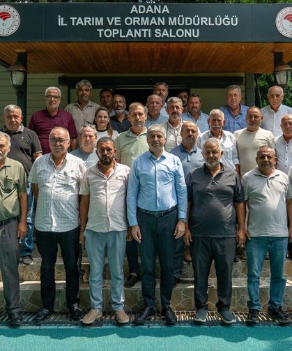 Sarıçam muhtarları tarımsal taleplerini İl Müdürü Bayazıt’a iletti