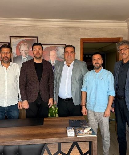 Ahmet Bozan ve beraberindeki heyetten TÜRKAV Adana İl Başkanı Kadir Gül’e ziyaret